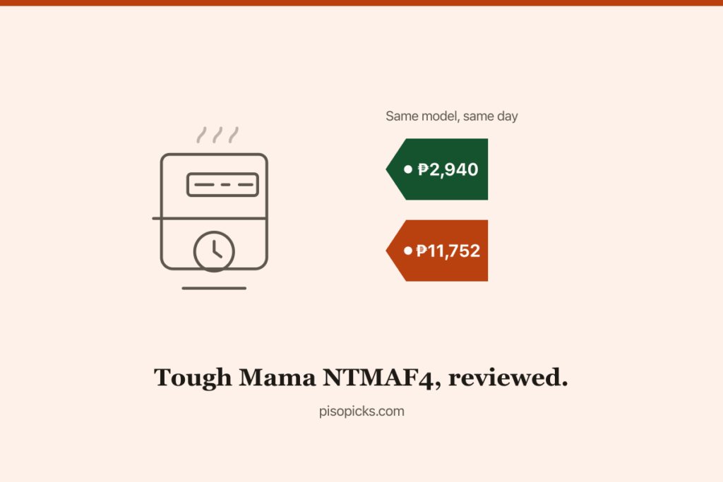 Tough Mama NTMAF4 Review: The ₱2,940 Air Fryer, Checked