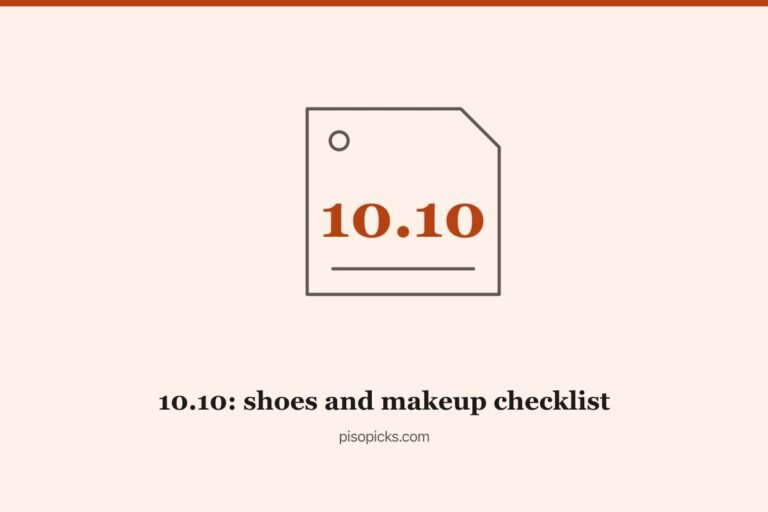 10.10 Sale 2026: Shoes and Makeup Checklist Before You Pay