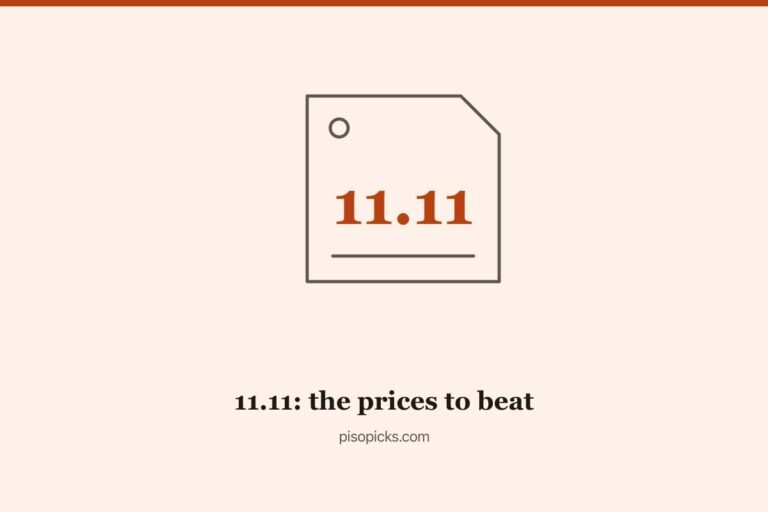 Price tag with 11.11 on it