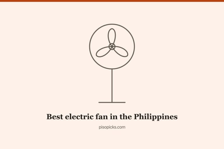 Line drawing of a stand fan