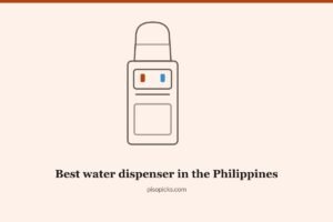Line drawing of a top-loading water dispenser